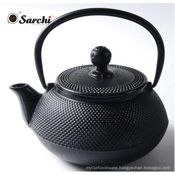Black cast iron tea kettle in water pots& kettle tea set